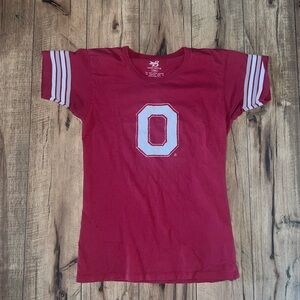 New Balance Women's Red Short Sleeve Tee